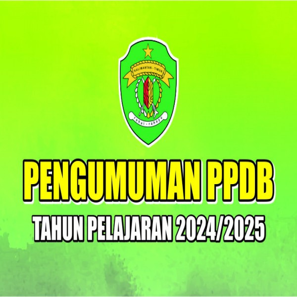 PENGUMUMAN PPDB TAHUN PELAJARAN 2024-2025
