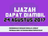 PENGAMBILAN IJAZAH SISWA-SISWI ANGKATAN LULUS TAHUN 2017